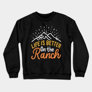 FARMING: Life On Ranch Crewneck Sweatshirt